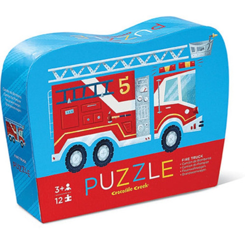 Crocodile Creek – 12 piece Mini- Firetruck Puzzle