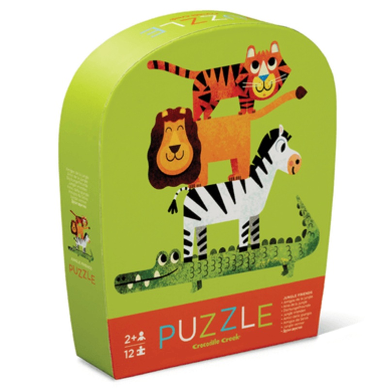 Crocodile Creek – 12pc Mini Puzzle – Jungle Friends