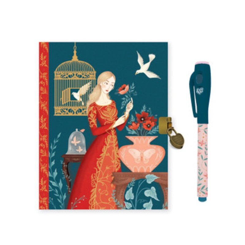 Djeco – Lisa Secret Lockable Notebook with Magic Pen