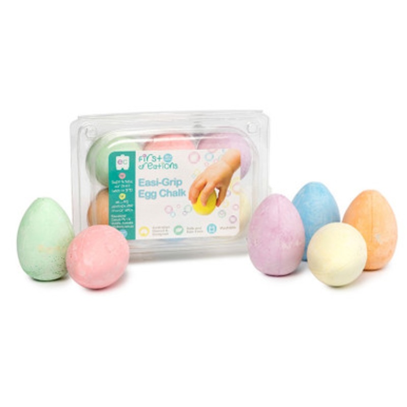 Educational Colours First Creations – Easi-Grip Egg Chalk Set of 6