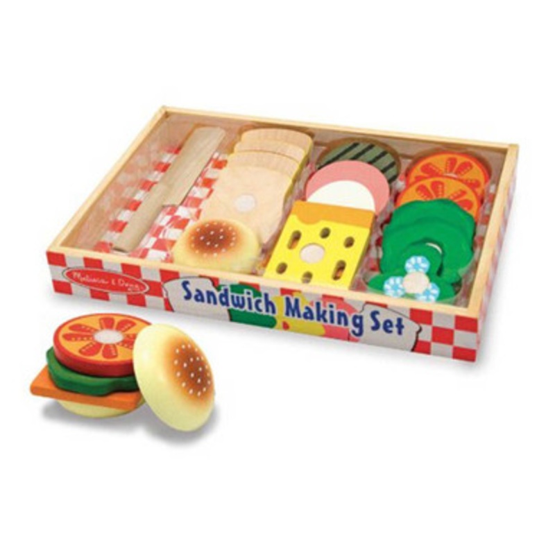 Melissa and Doug – Wooden Sandwich Making Set