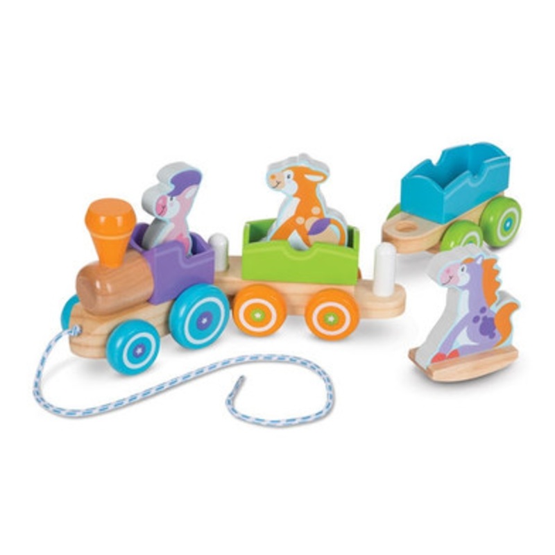 Melissa & Doug- First Play – Rocking Farm Animals Train