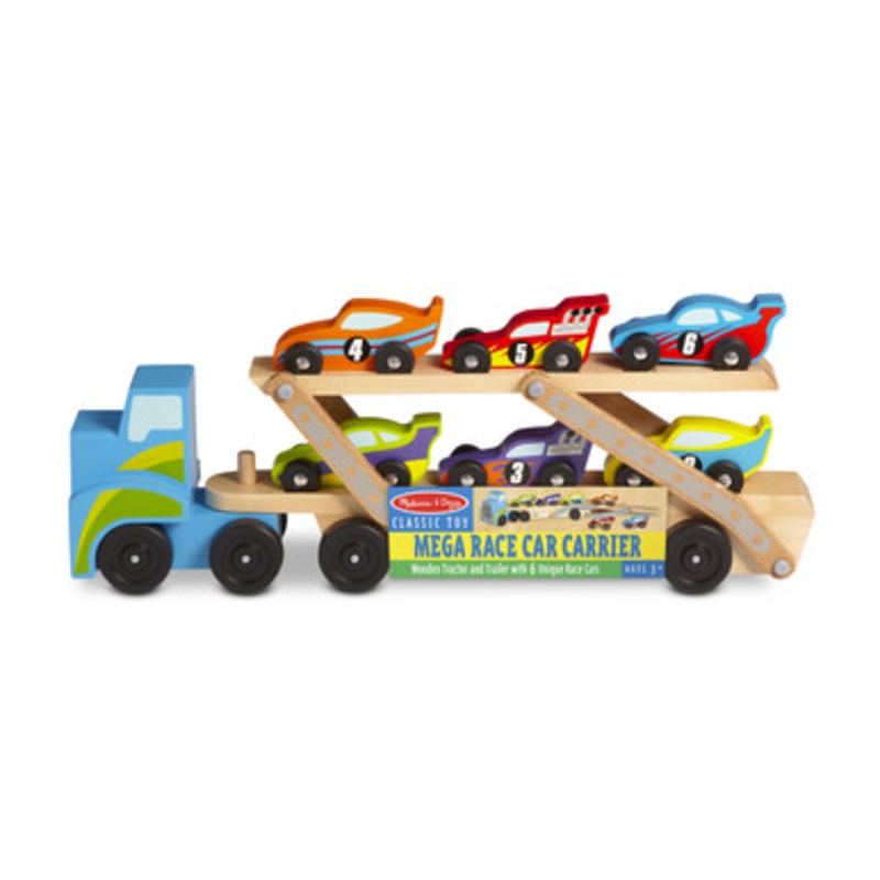 Melissa & Doug – Mega Race Car Carrier
