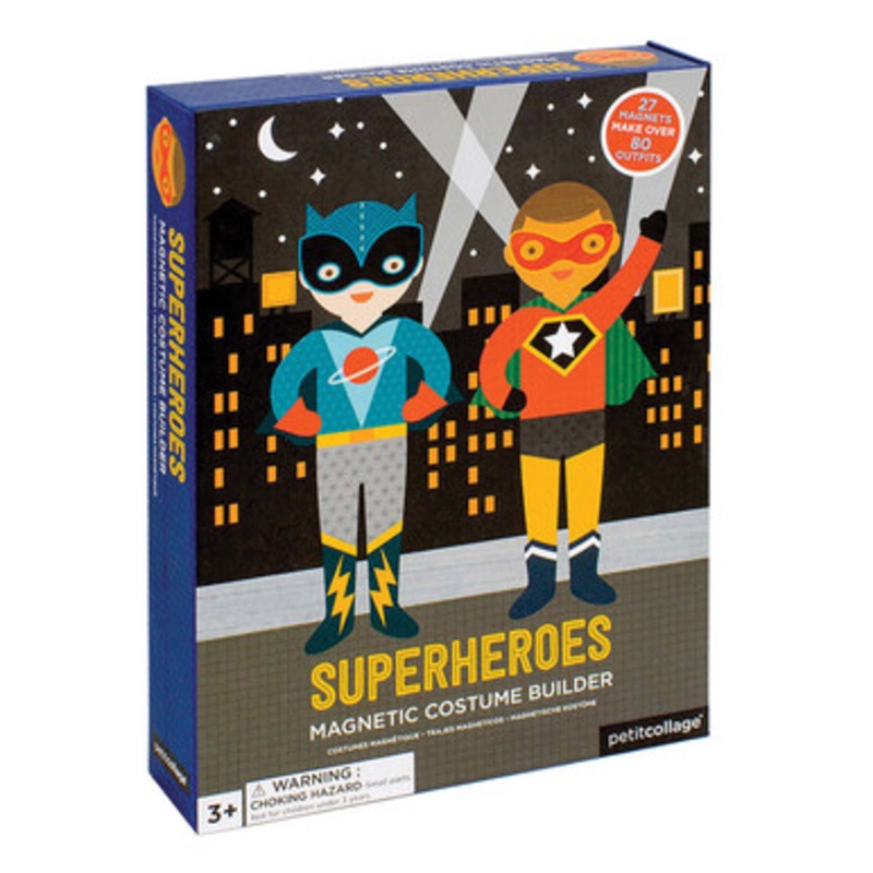 Petit Collage – Superheroes Magnetic Dress Up
