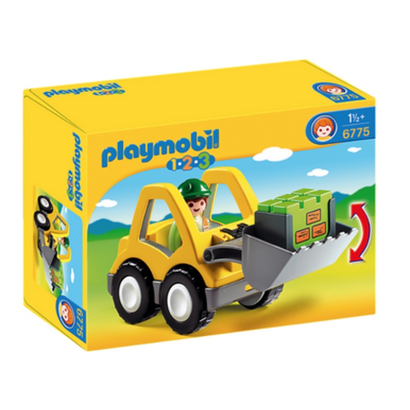Playmobil 1.2.3 Excavator 6775