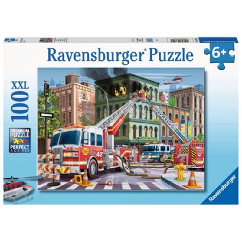 Ravensburger 100pc – Fire Truck Rescue Puzzle