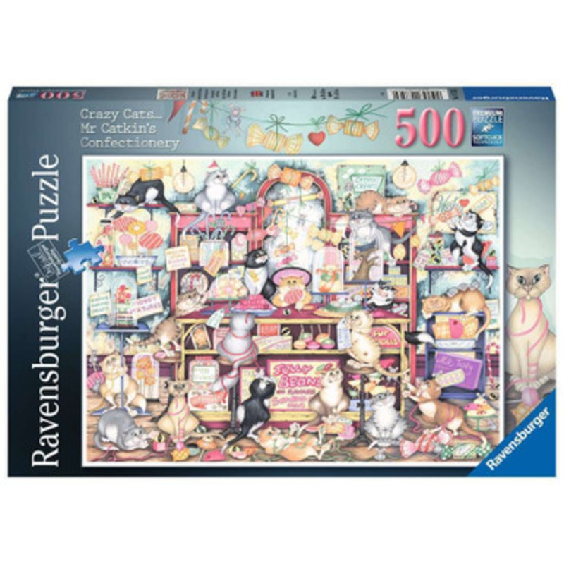 Ravensburger 500pc – Mr Catkins Confectionery Puzzle