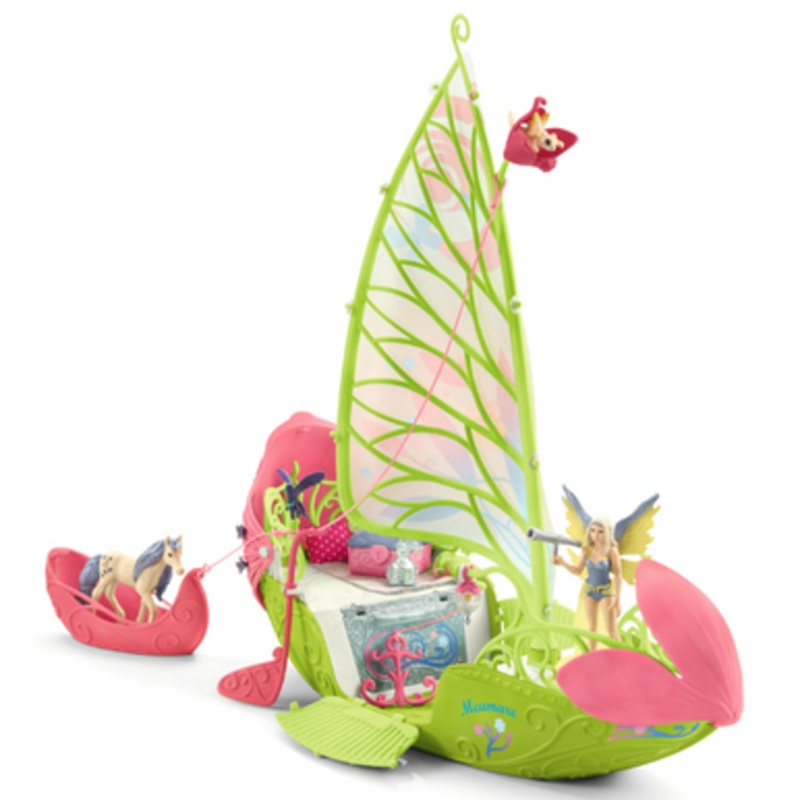 Schleich Bayala – Seras Magic Elf Boat with Unicorn Foal 42444