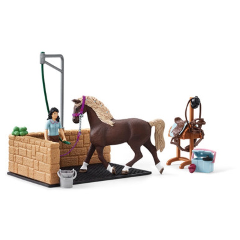 Schleich Horse Club – Washing Area with Emily & Luna | 42438
