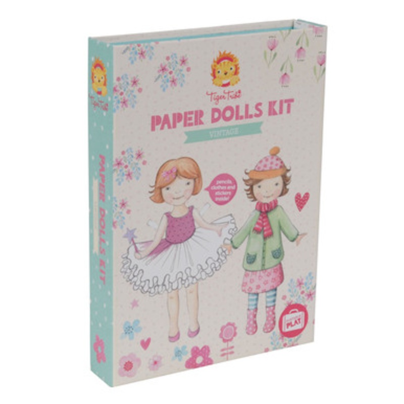 Tiger Tribe Piccolo Paper Dolls Kit – Vintage