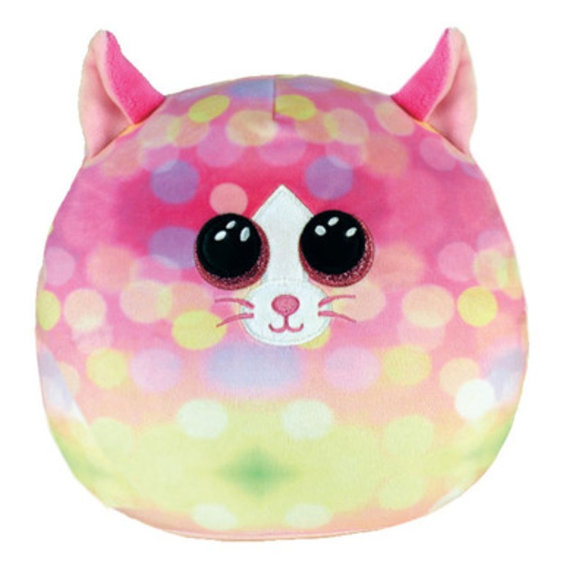 TY Squishy Beanies – Sonny Pink Cat Small 25cm