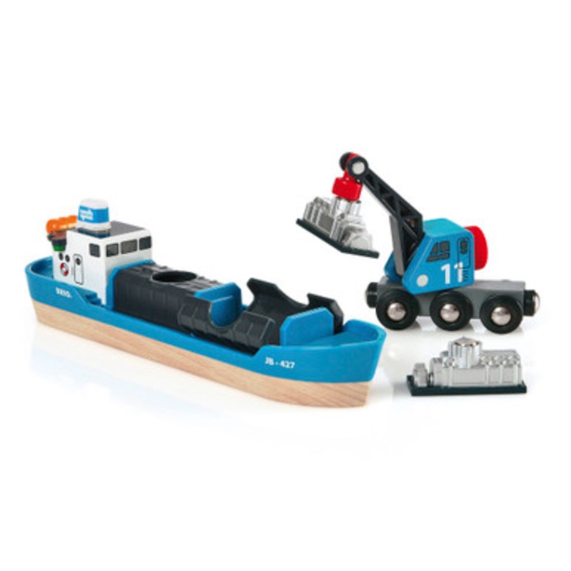 Brio – Freight Ship & Crane