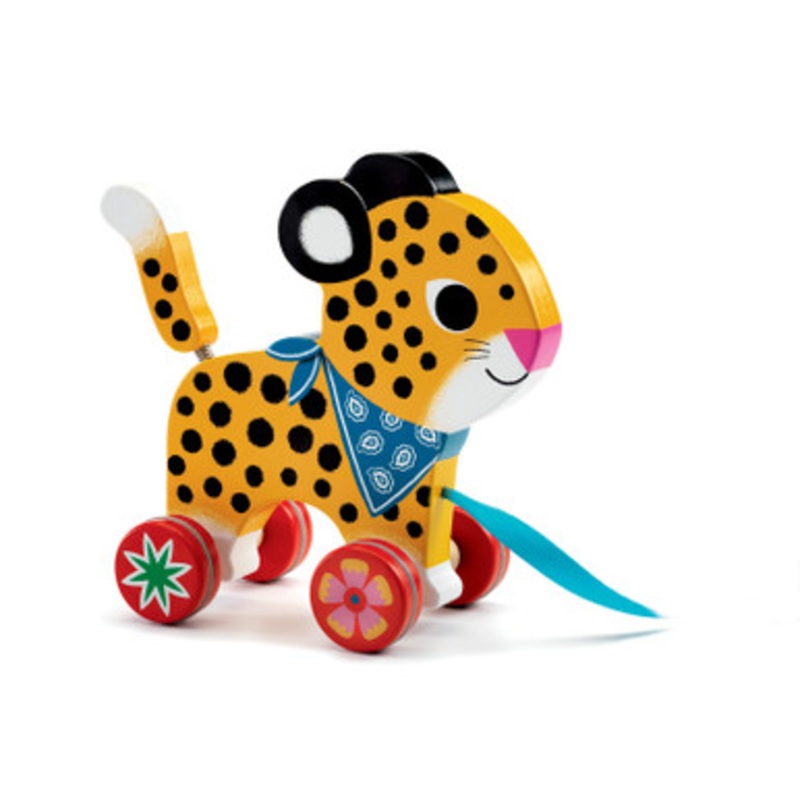 Djeco – Greta Leopard Pull Along