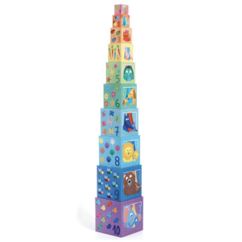 Djeco – RainbowNesting & Stacking Blocks