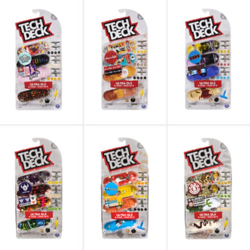 Tech Deck Ultra DLX Fingerboard 4-Pack  (Styles Vary)