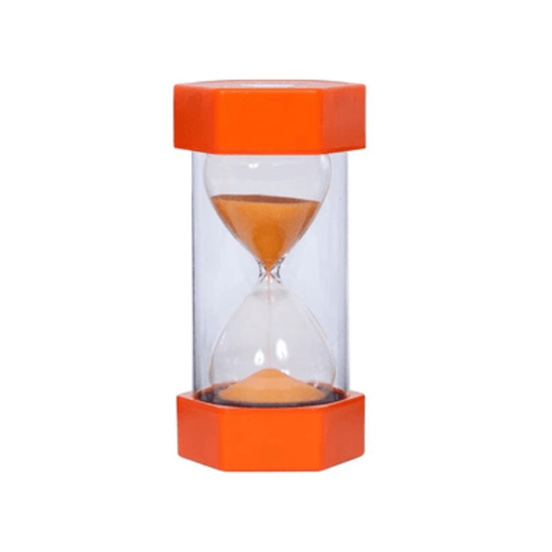 TickiT – Small Coloured Sand Timer 10 minute – Orange