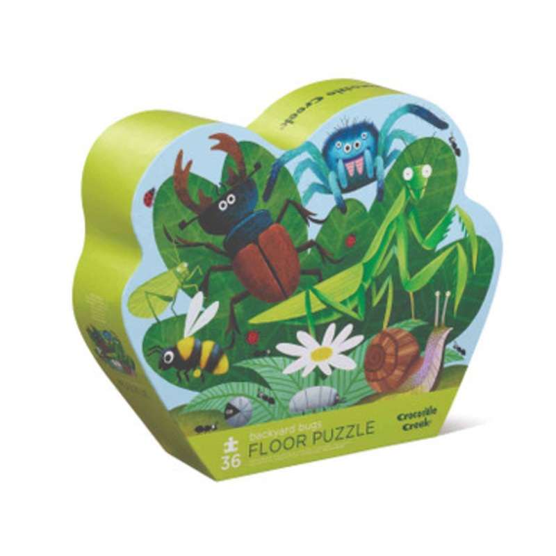 Crocodile Creek – Classic Floor Puzzle 36 pc – Backyard Bugs