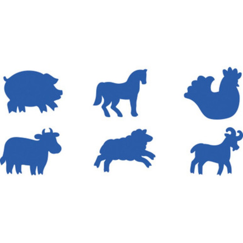 Educational Colours – Paint Stampers Farm Animal – Set Of 6