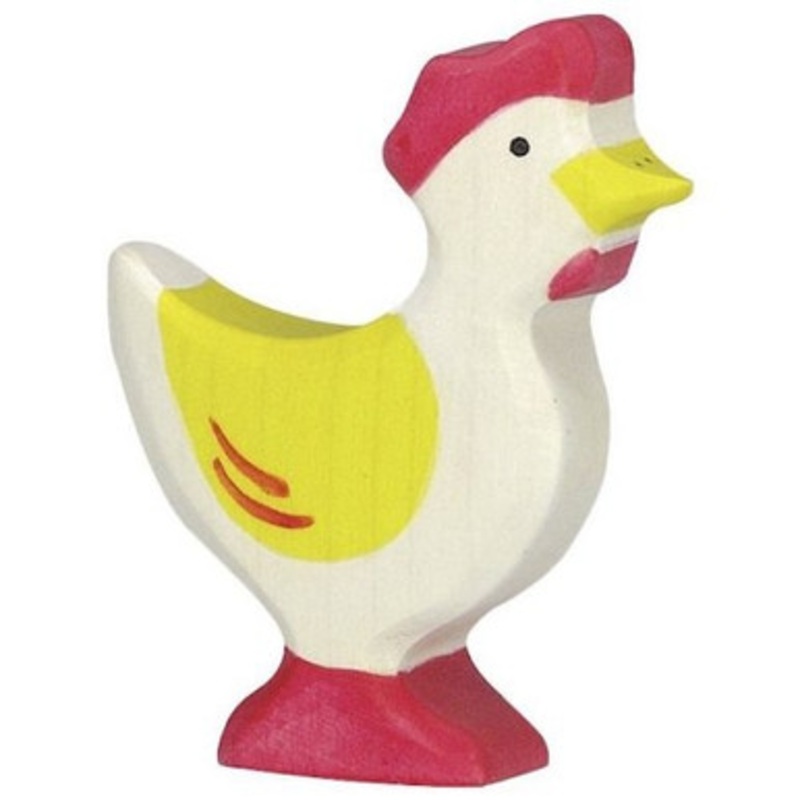 Holztiger – Yellow Hen Standing