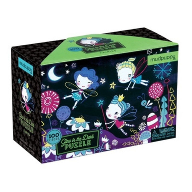 Mudpuppy – Glow Puzzle: Fairies 100pc
