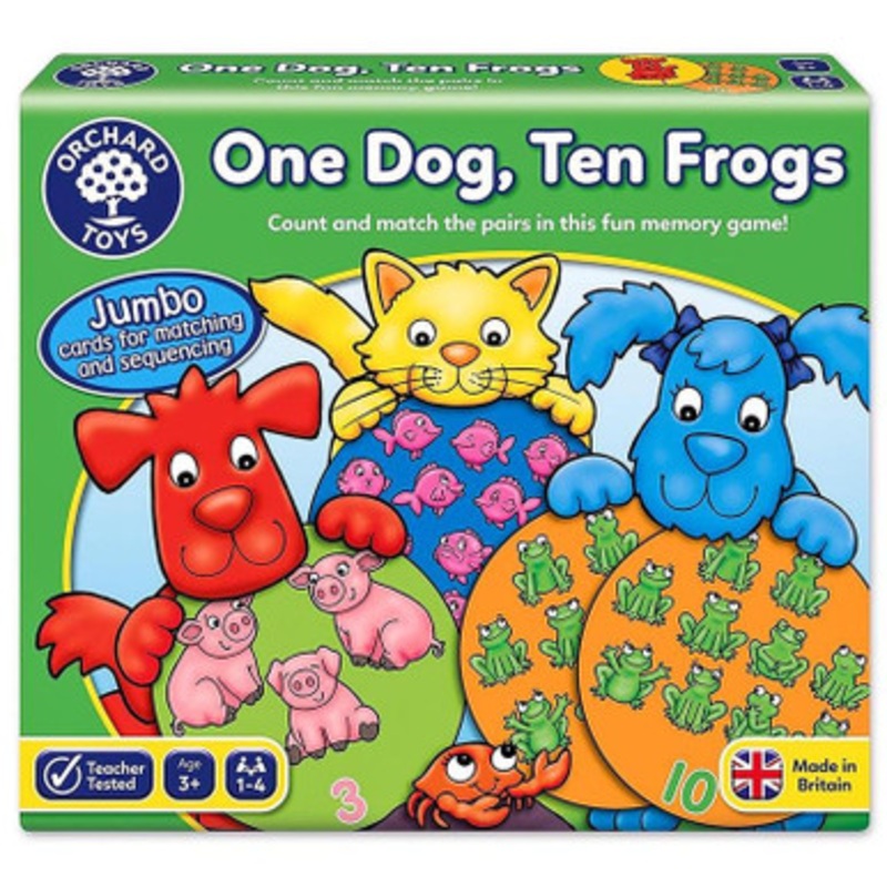 Orchard Toys – One Dog, Ten Frogs
