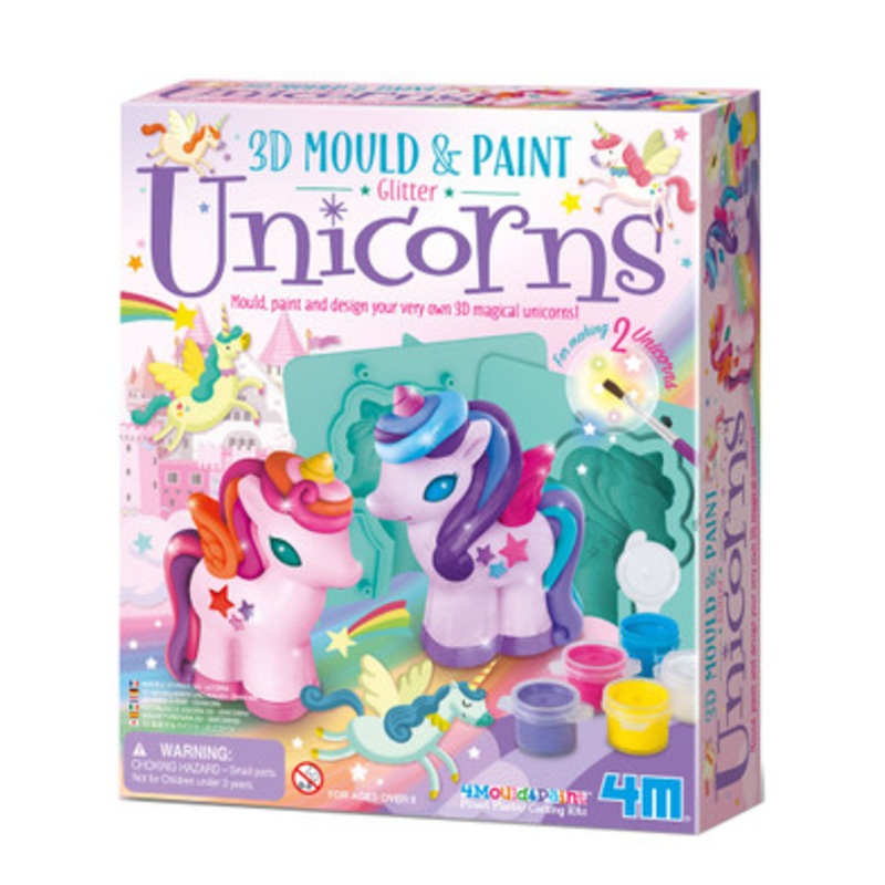 4M – 3D Mould & Paint – Glitter Unicorns