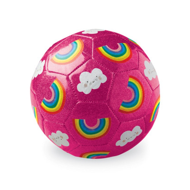 Crocodile Creek – Glitter Soccer Ball – Rainbow (Size 3)