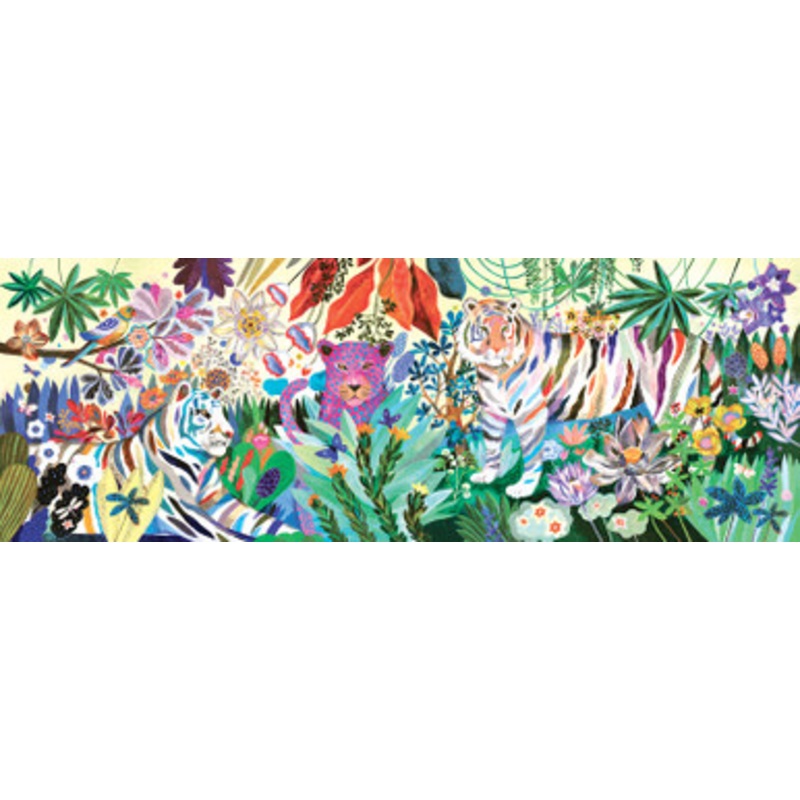 Djeco Rainbow Tigers 1000pc Gallery Puzzle