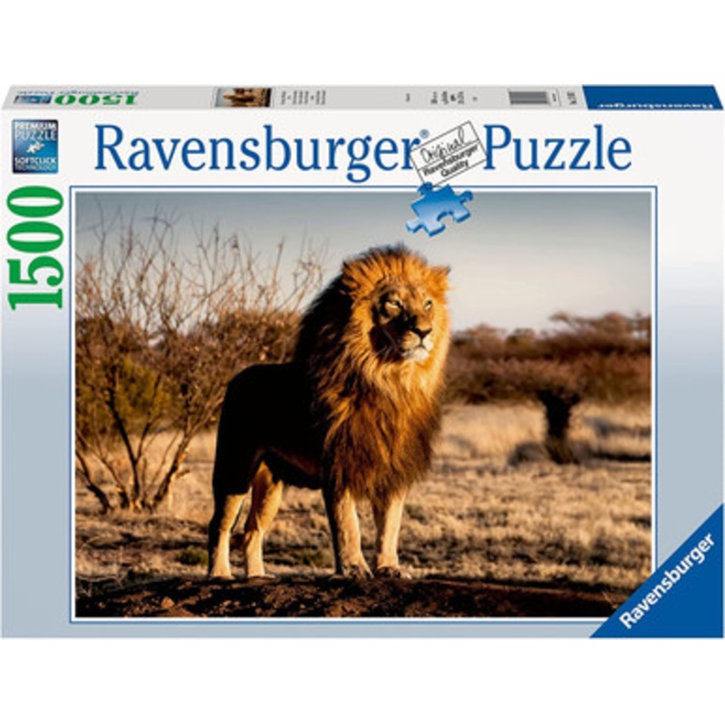 Ravensburger 1500pc – Lion – King of the Animals Puzzle
