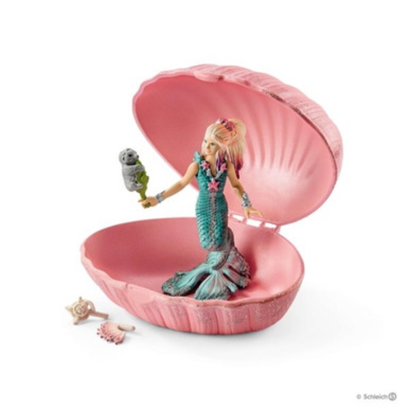 Schleich Bayala – Mermaid with Baby Seal in Shell 70564