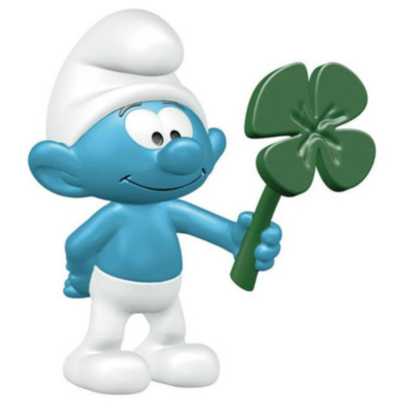 Schleich Smurfs – Smurf with Clover Leaf | 20797
