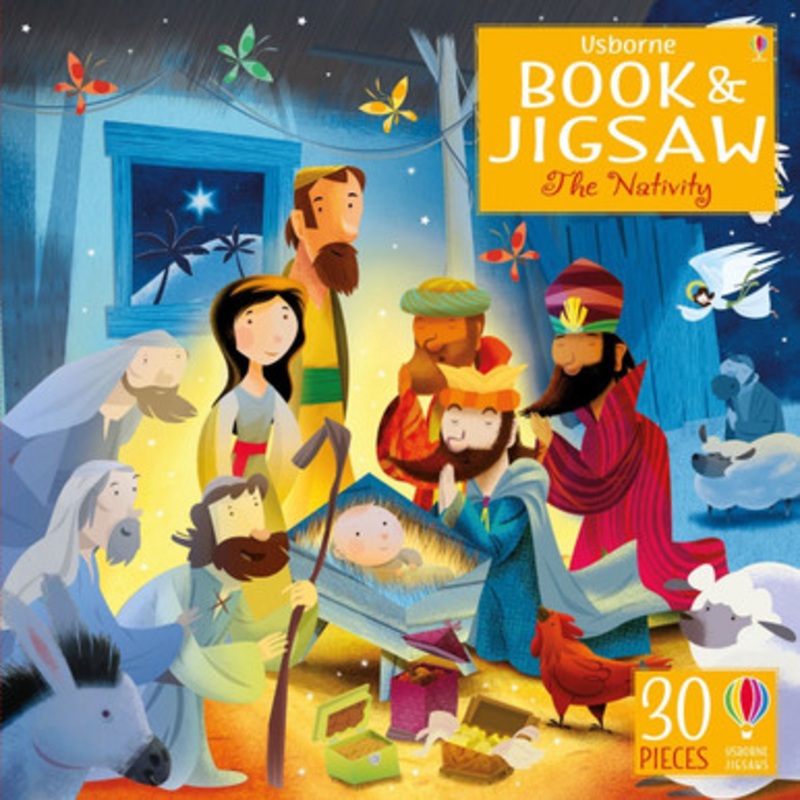Usborne – Book and Jigsaw: The Nativity 30pc