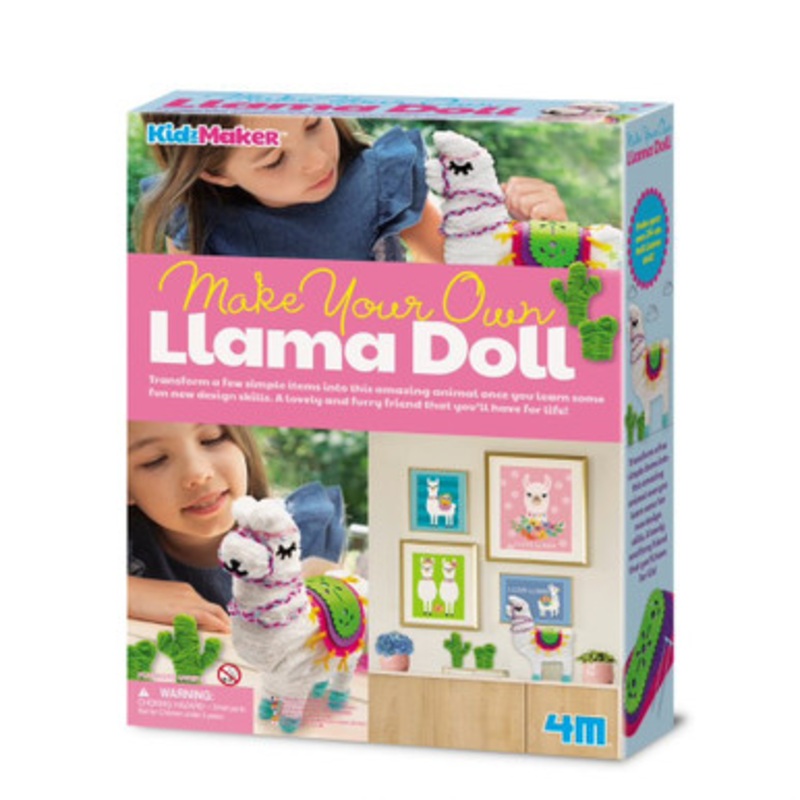 4M – KidzMaker – Make Your Own Llama Doll