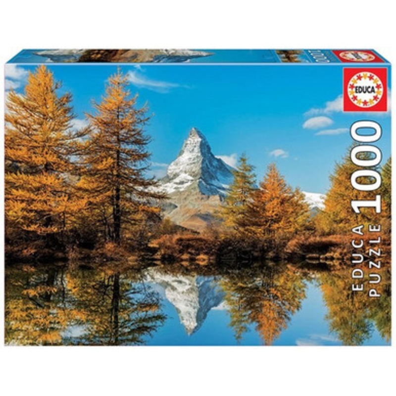 Educa 1000pc – Matterhorn Mountain in Autumn Puzzle