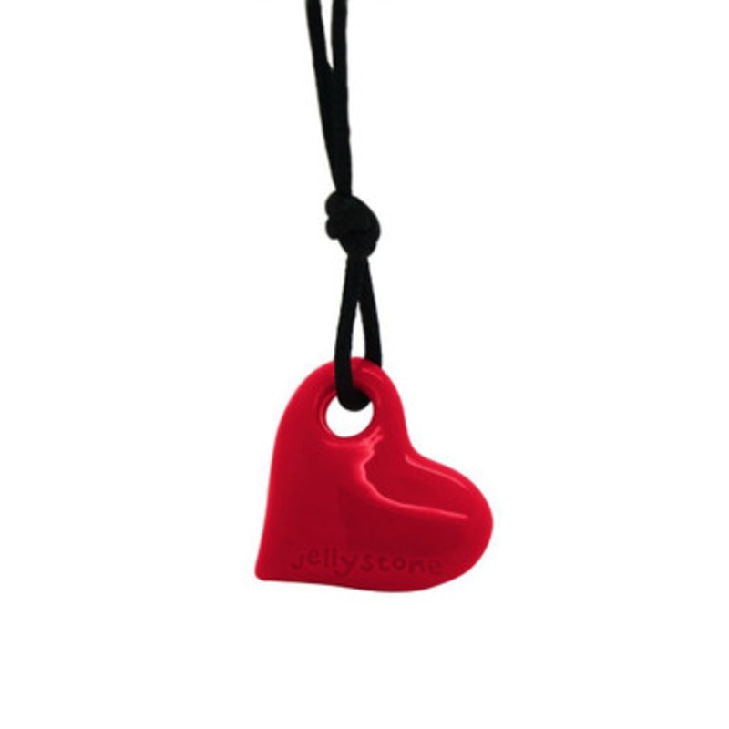 Jellystone Chewelry – Heart Pendant – Scarlet Red