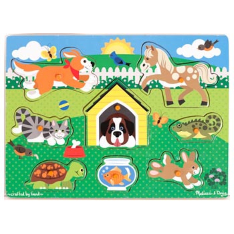 Melissa & Doug – Pets Peg Puzzle 2+