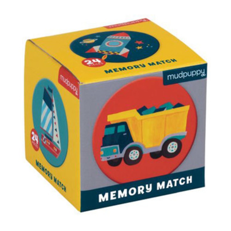 Mudpuppy – Mini Memory Match Transportation