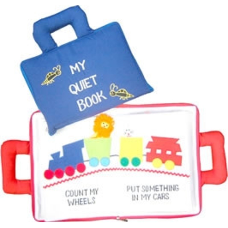 Quiet Book – Cloth Zippered Red