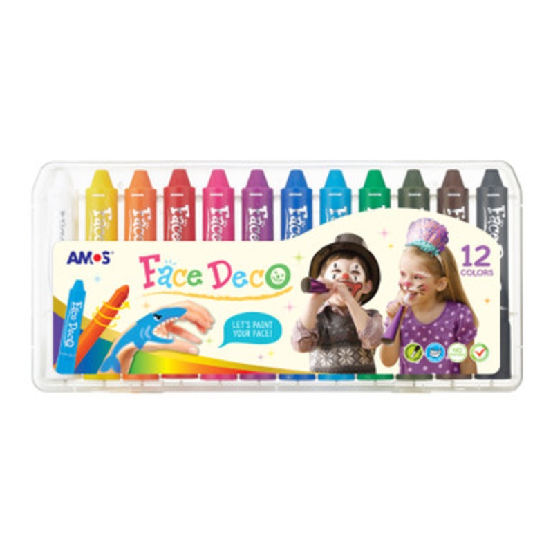 Amos- Face Decoration 12 Pack