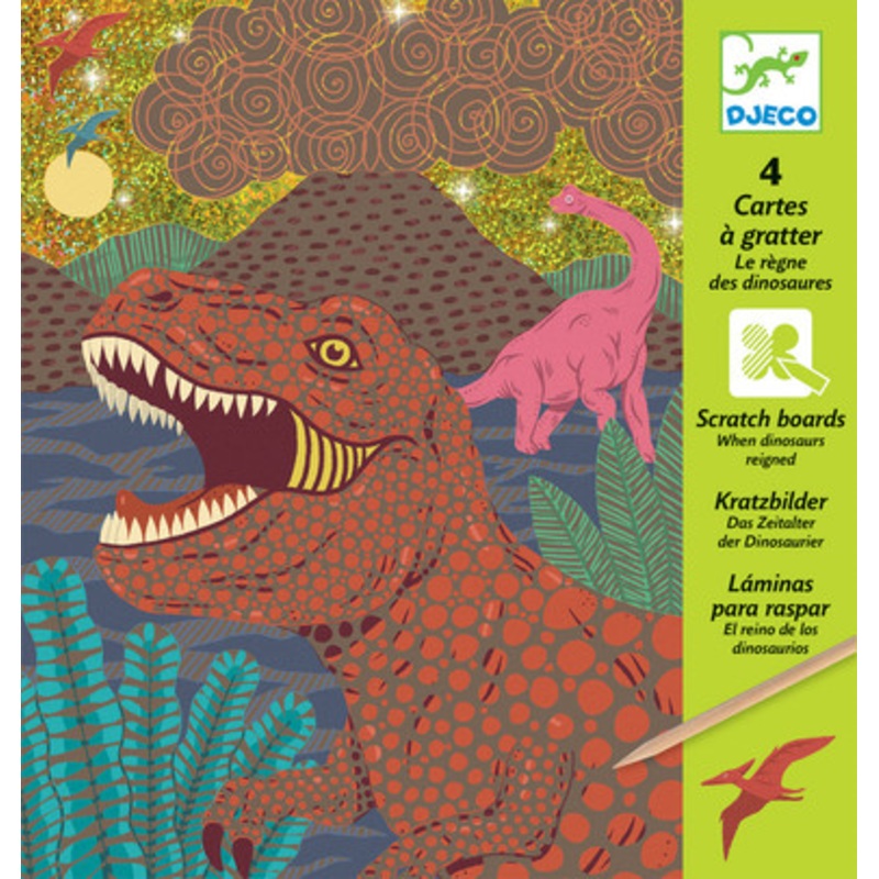 Djeco – When Dinosaurs Reigned Scratch Cards