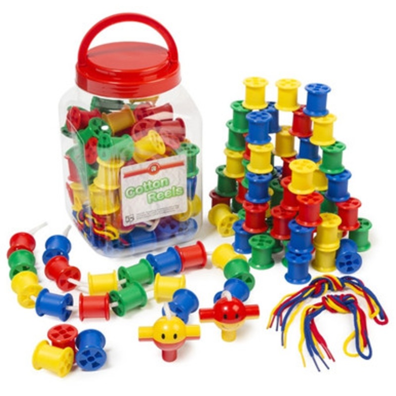 Educational Colours – Cotton Reels Jar Of 80