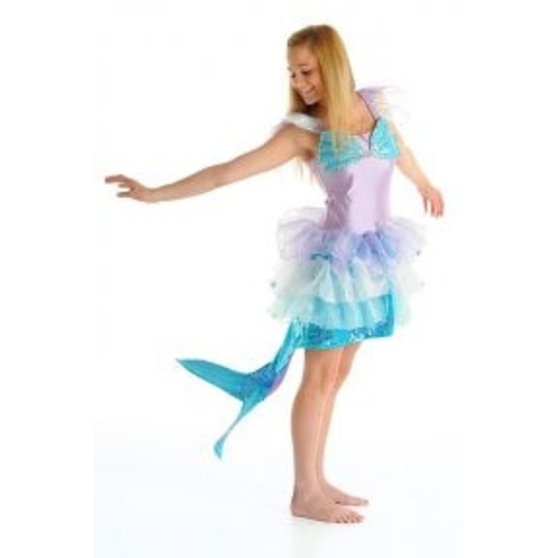 Fairy Girls – Sparkle Mermaid Dress Blue