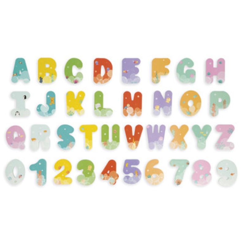 Janod – Bath Time Letters and Numbers