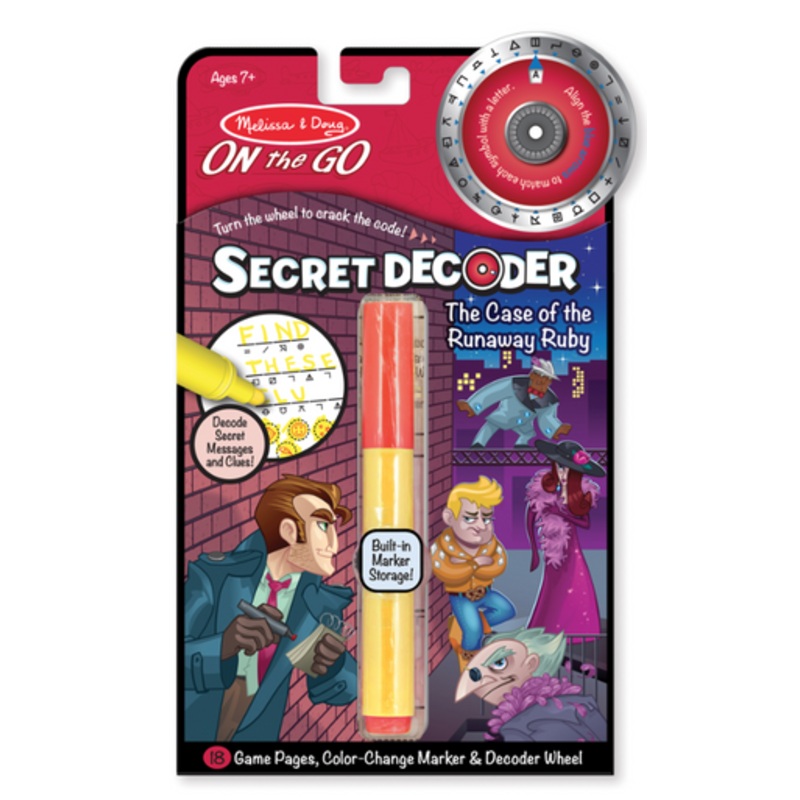 Melissa & Doug- On the Go- Secret Decoder – Case of the Runaway Ruby