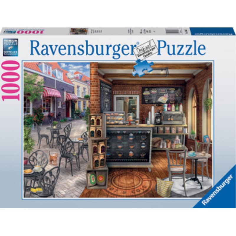 Ravensburger 1000pc –  Quaint Cafe Puzzle