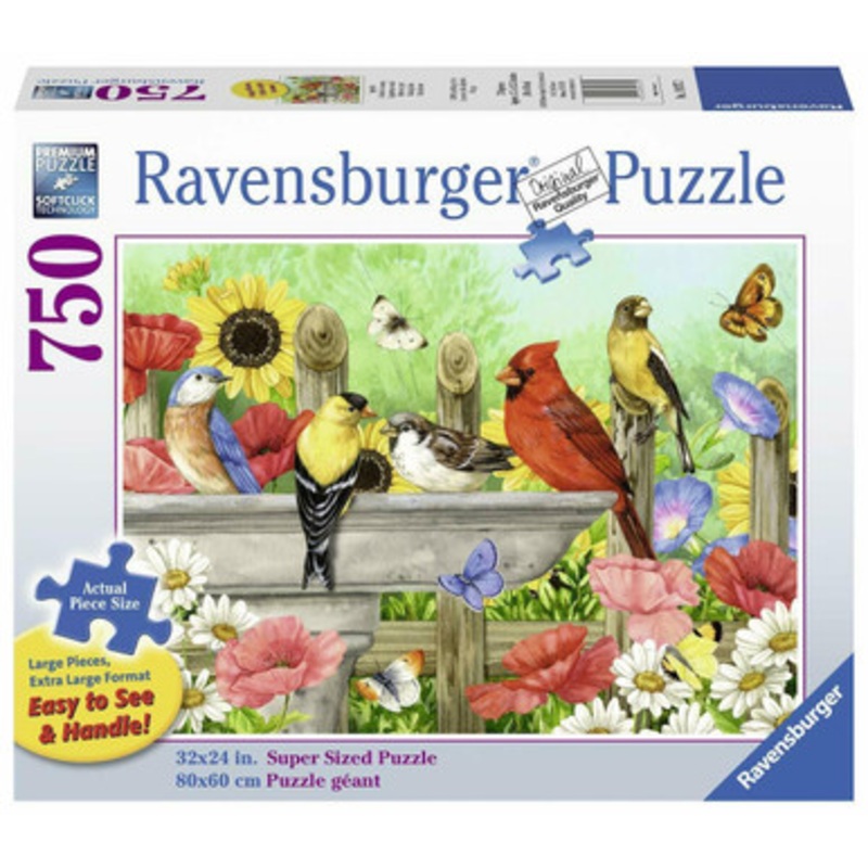 Ravensburger 750pc- Bathing Birds Large Format Puzzle