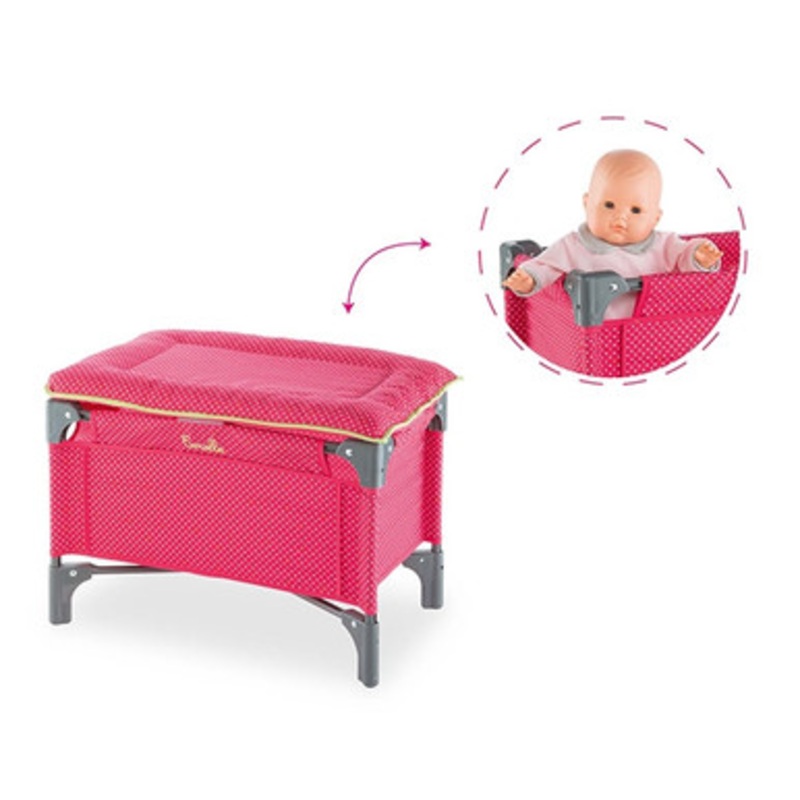 Corolle – Mon Grand Poupon- Doll Cherry Bed & Changing Table for 36cm dolls