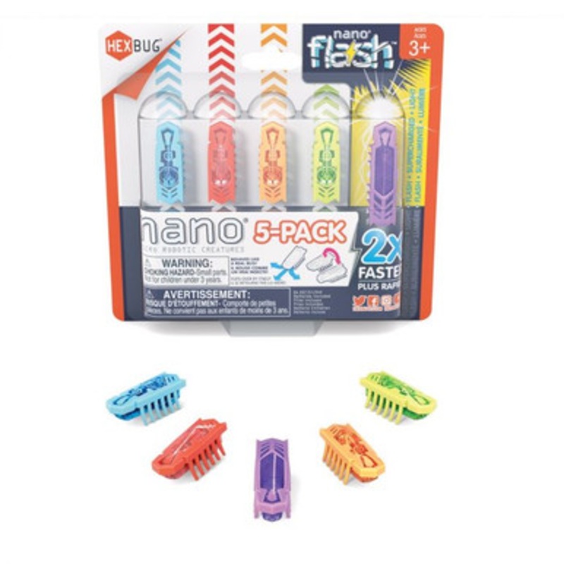 HEXBUG – Flash Nano 5 Pack, Assorted Colours