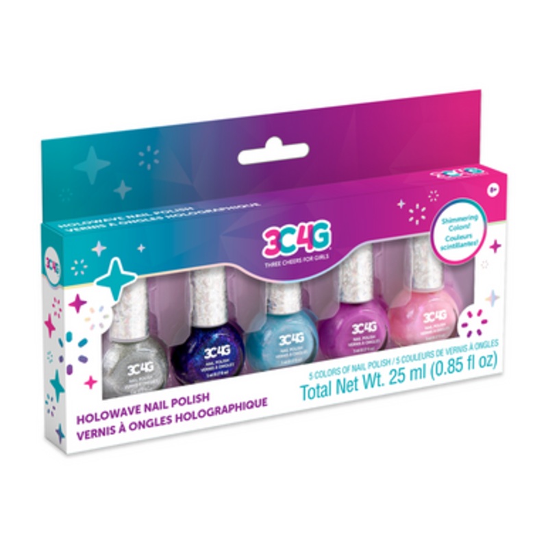 Make it Real – 3C4G – Holowave Nail Polish – 5pk