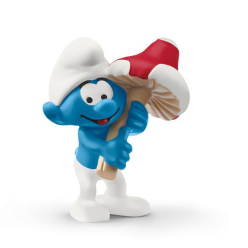 Schleich Smurfs – Smurf with Good Luck Charm